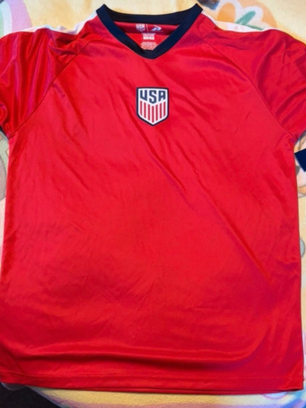 USA Red Soccer Top -